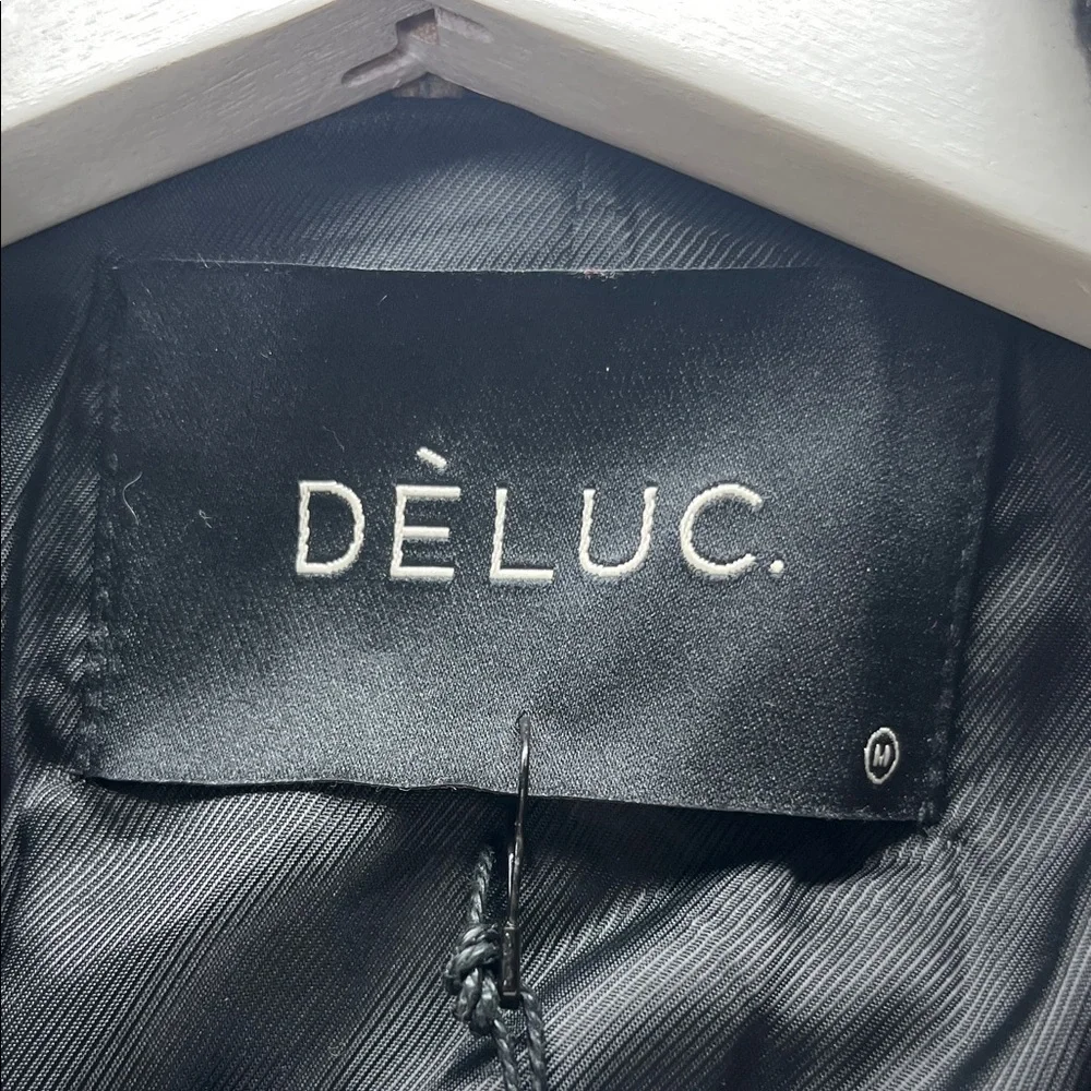 NWT Dèluc Maverick Blazer in Camel Black & White Size Medium